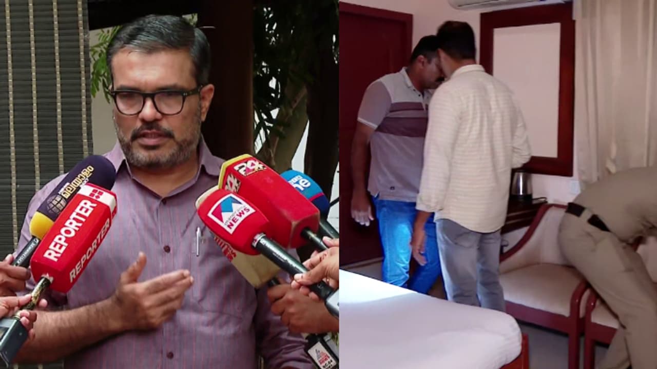 എന്തിനാണ് ഇത്ര പുകിലെന്ന് എംബി രാജേഷ്; 'ആളെക്കൂട്ടി സംഘർഷം സൃഷ്ടിച്ച് കോണ്‍ഗ്രസ് പരിശോധന അട്ടിമറിച്ചു' 