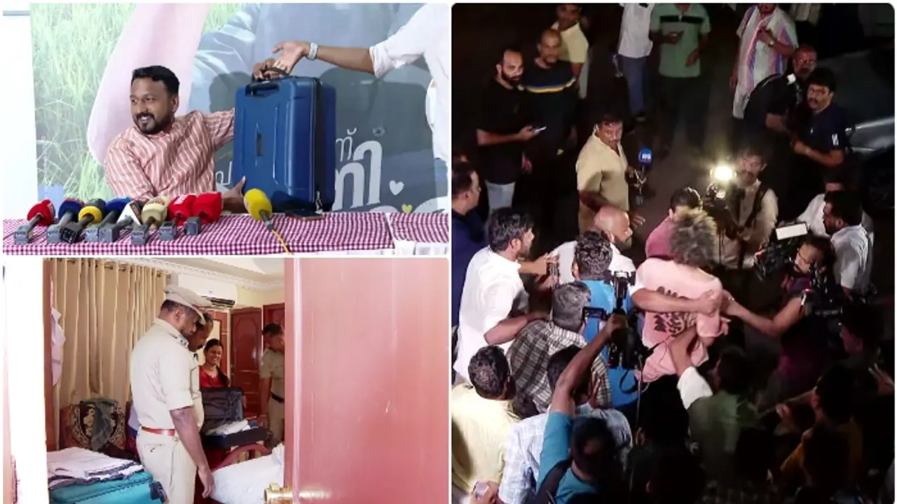 പാതിരാ റെയ്ഡ് വേളയിലും ബിജെപി, സിപിഎം നേതാക്കൾ ഒന്നിച്ച്; ഡീൽ ആരോപണം കടുപ്പിക്കാൻ കോൺഗ്രസ് 