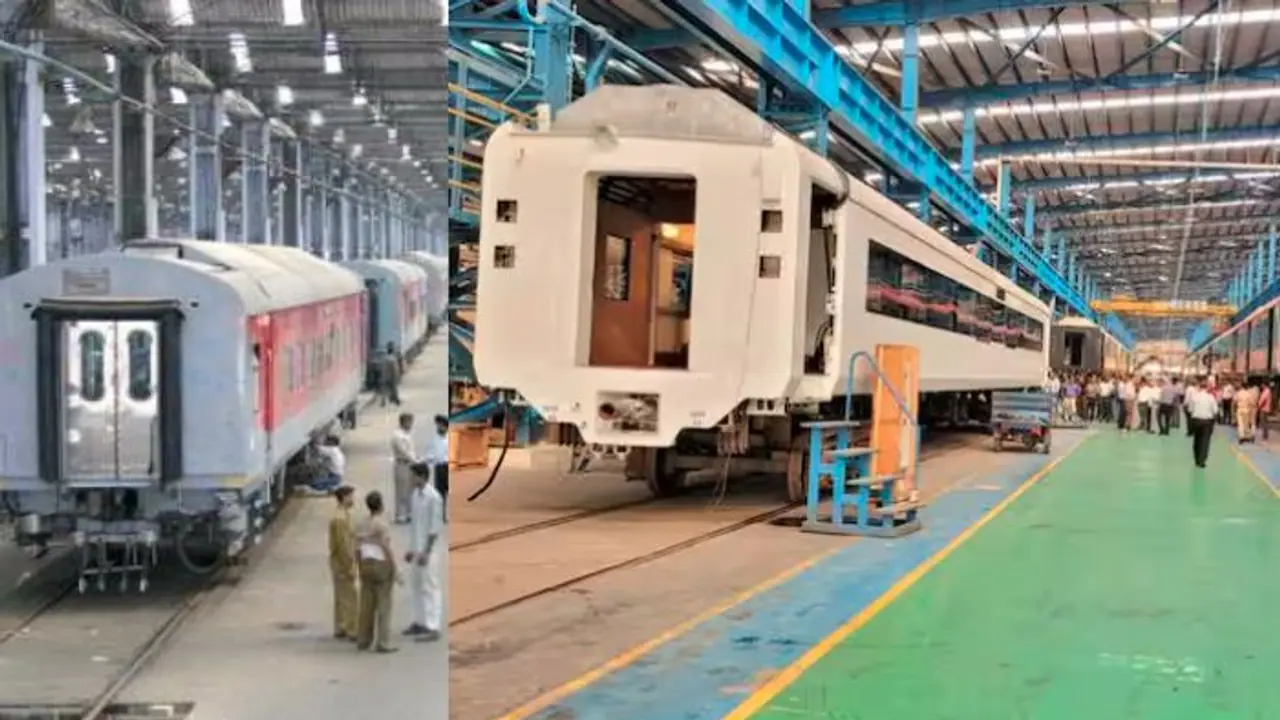 ಭಾರತದಲ್ಲಿ ಎಲ್ಲಿ ತಯಾರಾಗುತ್ತವೆ ಅತ್ಯಧಿಕ ರೈಲಿನ ಬೋಗಿಗಳು? 2024ರಲ್ಲಿ ಬಂದ ಹೊಸ ಕೋಚ್ಗಳ ಸಂಖ್ಯೆಯಷ್ಟು? ಭಾರತದಲ್ಲಿ ಎಲ್ಲಿ ತಯಾರಾಗುತ್ತವೆ ಅತ್ಯಧಿಕ ರೈಲಿನ ಬೋಗಿಗಳು? 2024ರಲ್ಲಿ ಬಂದ ಹೊಸ ಕೋಚ್ಗಳ ಸಂಖ್ಯೆಯಷ್ಟು?