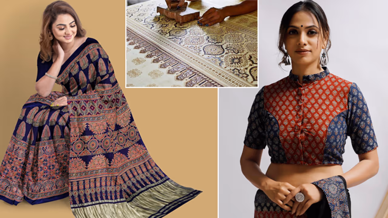 Ajrakh: The ancient Indian textile print making waves in today’s fashion scene Ajrakh: The ancient Indian textile print making waves in today’s fashion scene