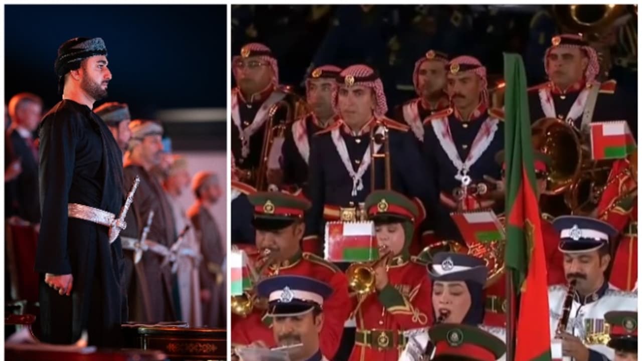 ഒമാനിൽ ദേശീയ ദിനാഘോഷങ്ങൾക്ക് തുടക്കം; സൈനിക സംഗീത നിശയിൽ സയ്യിദ് തിയാസിൻ ബിൻ ഹൈതം മുഖ്യാതിഥി