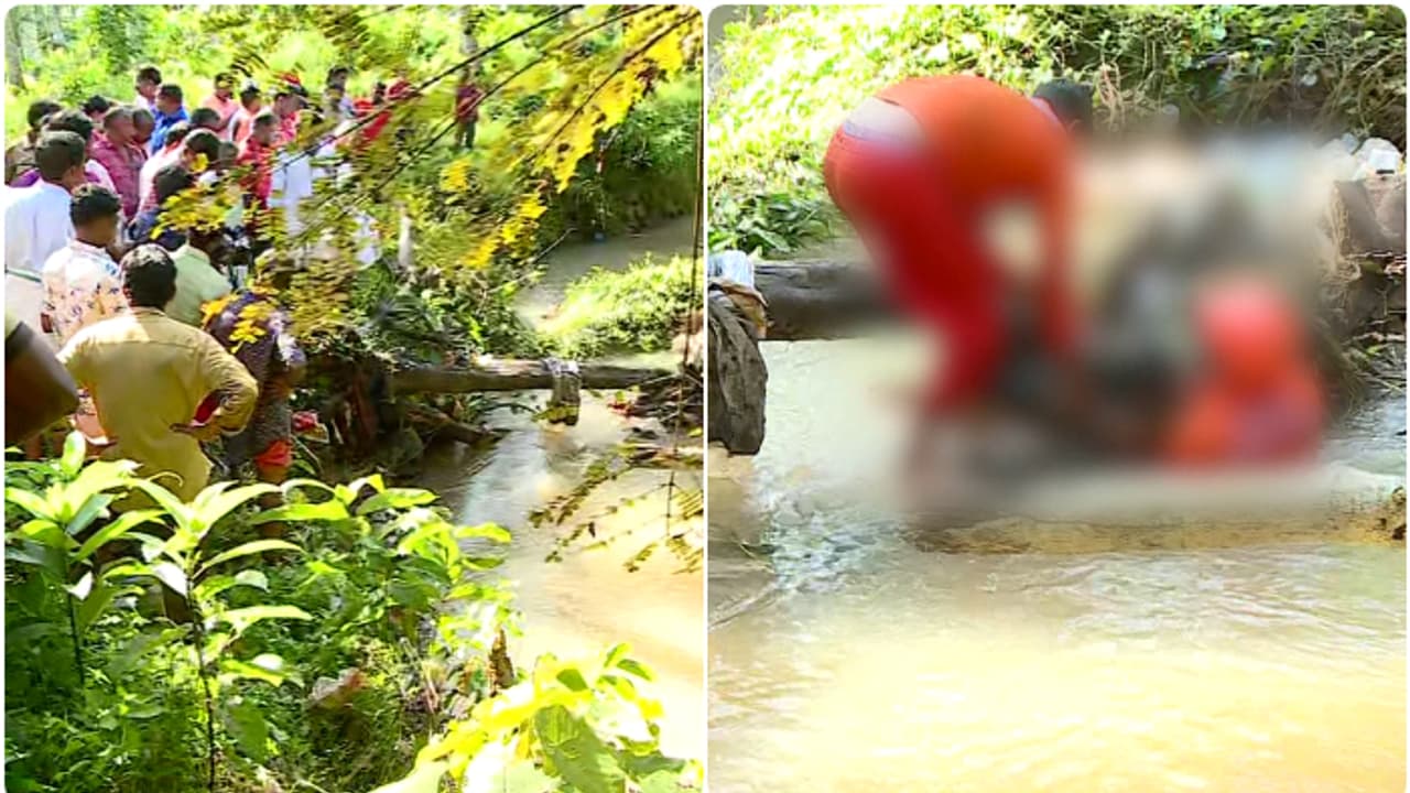 തോട്ടിലേക്ക് ഓട്ടോറിക്ഷ മറിഞ്ഞു; ഡ്രൈവർ തൂങ്ങിക്കിടന്നു, തെങ്ങിൽ തടഞ്ഞ് യാത്രക്കാരൻ്റെ മൃതദേഹം കണ്ടെത്തി