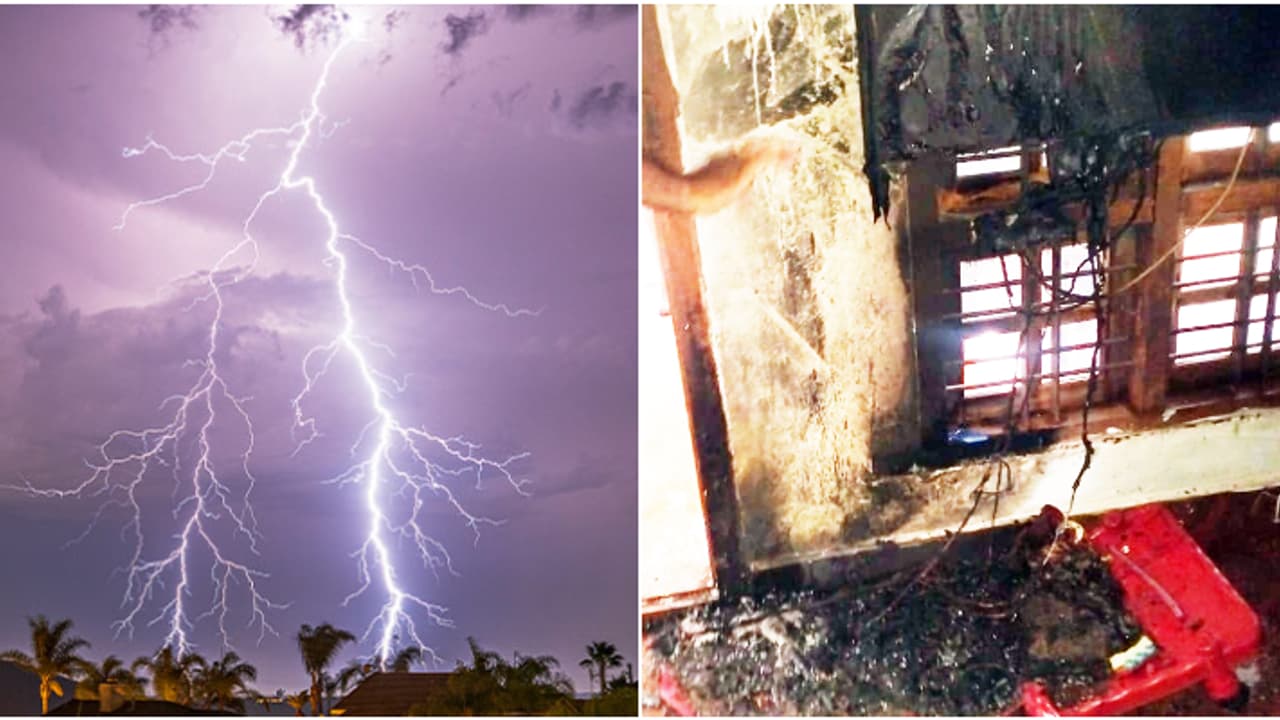 വ്യാപക നാശം, ആലപ്പുഴയിലെ ബുധനൂരിനെ നടുക്കി ഇടിമിന്നൽ; ഒറ്റയടിക്ക് നാശം സംഭവിച്ചത് 5 വീടുകൾക്കും ക്ഷേത്രത്തിനും വ്യാപക നാശം, ആലപ്പുഴയിലെ ബുധനൂരിനെ നടുക്കി ഇടിമിന്നൽ; ഒറ്റയടിക്ക് നാശം സംഭവിച്ചത് 5 വീടുകൾക്കും ക്ഷേത്രത്തിനും