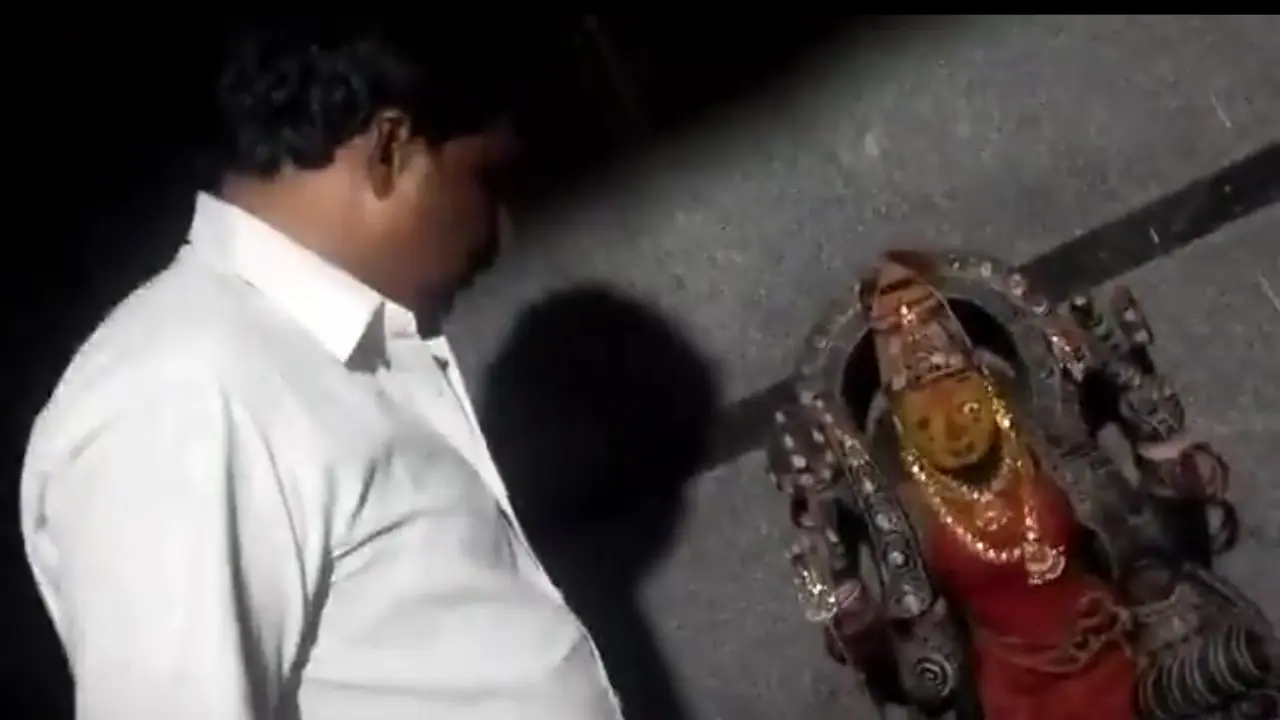 Another Telangana temple attacked: Jukal temple idols desecrated, eyes removed; viral video sparks fury| WATCH Another Telangana temple attacked: Jukal temple idols desecrated, eyes removed; viral video sparks fury| WATCH