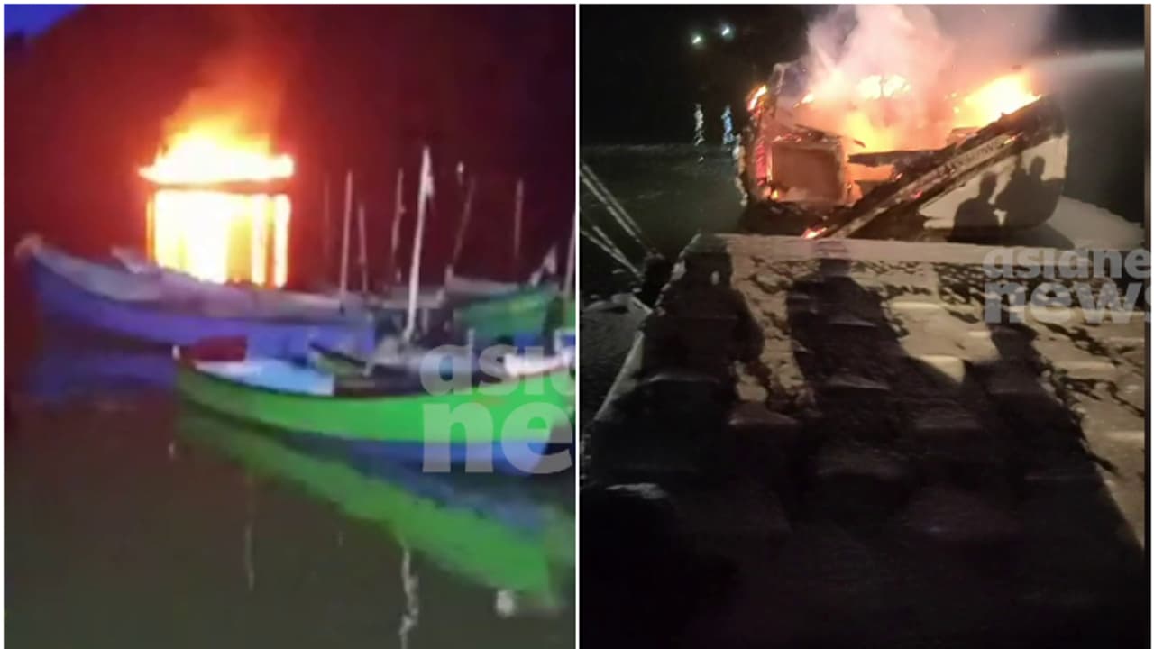 മത്സ്യബന്ധന ബോട്ടിന് തീപിടിച്ചു; 2 പേര്ക്ക് പൊള്ളലേറ്റു, സംഭവം ഇന്നലെ രാത്രി ബേപ്പൂരിൽ മത്സ്യബന്ധന ബോട്ടിന് തീപിടിച്ചു; 2 പേര്ക്ക് പൊള്ളലേറ്റു, സംഭവം ഇന്നലെ രാത്രി ബേപ്പൂരിൽ