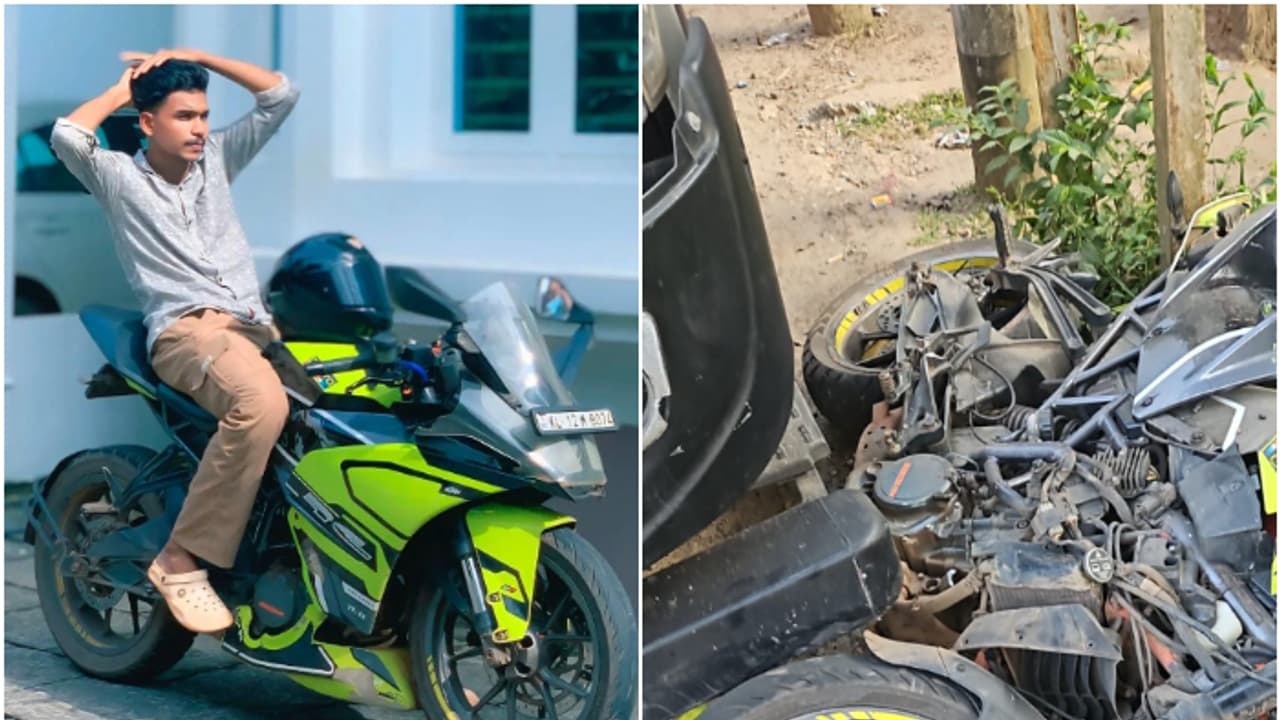 നിർത്തിയിട്ട ലോറിയിൽ നിയന്ത്രംവിട്ട ബൈക്ക് ഇടിച്ചു; യുവാവിന് ദാരുണാന്ത്യം, അപകടം കണ്ണൂർ ഇരിട്ടിയിൽ നിർത്തിയിട്ട ലോറിയിൽ നിയന്ത്രംവിട്ട ബൈക്ക് ഇടിച്ചു; യുവാവിന് ദാരുണാന്ത്യം, അപകടം കണ്ണൂർ ഇരിട്ടിയിൽ