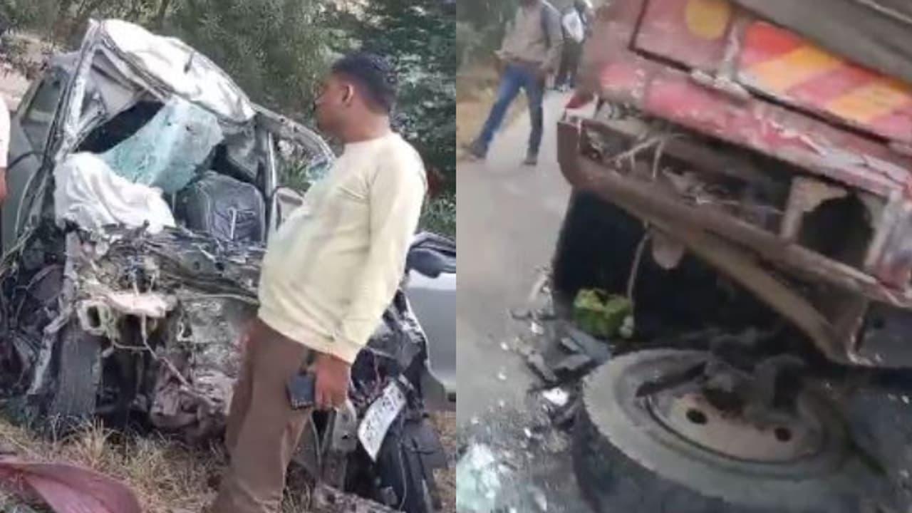 ഡ്രൈവർ ഉറങ്ങിപ്പോയി, നിർത്തിയിട്ടിരുന്ന ട്രക്കിലേക്ക് കാർ ഇടിച്ച് കയറി, ഒരു കുടുബത്തിലെ 5 പേർ മരിച്ചു ഡ്രൈവർ ഉറങ്ങിപ്പോയി, നിർത്തിയിട്ടിരുന്ന ട്രക്കിലേക്ക് കാർ ഇടിച്ച് കയറി, ഒരു കുടുബത്തിലെ 5 പേർ മരിച്ചു