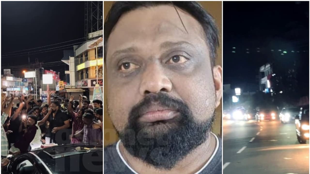 പൊതുറോഡിൽ വഴി തടഞ്ഞ് യുവാവിന്റെ പിറന്നാൾ ആഘോഷം; ഒന്നാം പ്രതി പിടിയിൽ പൊതുറോഡിൽ വഴി തടഞ്ഞ് യുവാവിന്റെ പിറന്നാൾ ആഘോഷം; ഒന്നാം പ്രതി പിടിയിൽ