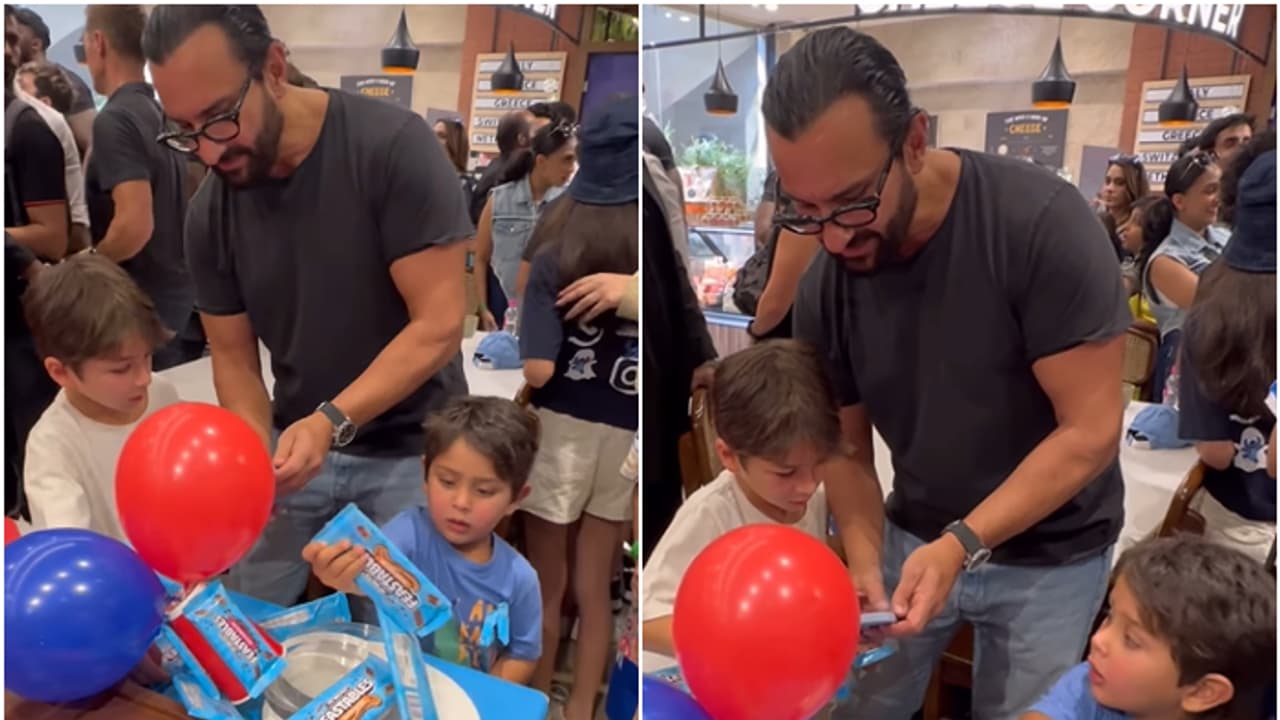 Jeh's cheeky chocolate grab at MrBeast's event goes VIRAL as father Saif Ali Khan looks away [WATCH]