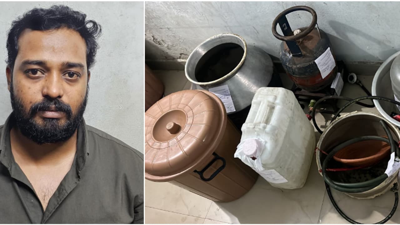 ഫ്രീലാൻസ് ഫോട്ടോഗ്രാഫർ, വാടക വീടെടുത്ത് താമസം; 'പണി'യിൽ സംശയം തോന്നി നീരീക്ഷിച്ചു; പിടിവീണത് ചാരായം വാറ്റിന് ഫ്രീലാൻസ് ഫോട്ടോഗ്രാഫർ, വാടക വീടെടുത്ത് താമസം; 'പണി'യിൽ സംശയം തോന്നി നീരീക്ഷിച്ചു; പിടിവീണത് ചാരായം വാറ്റിന്