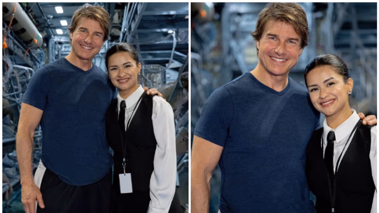 Avneet Kaur's mission accomplished; meets Tom Cruise on the sets of Mission Impossible 