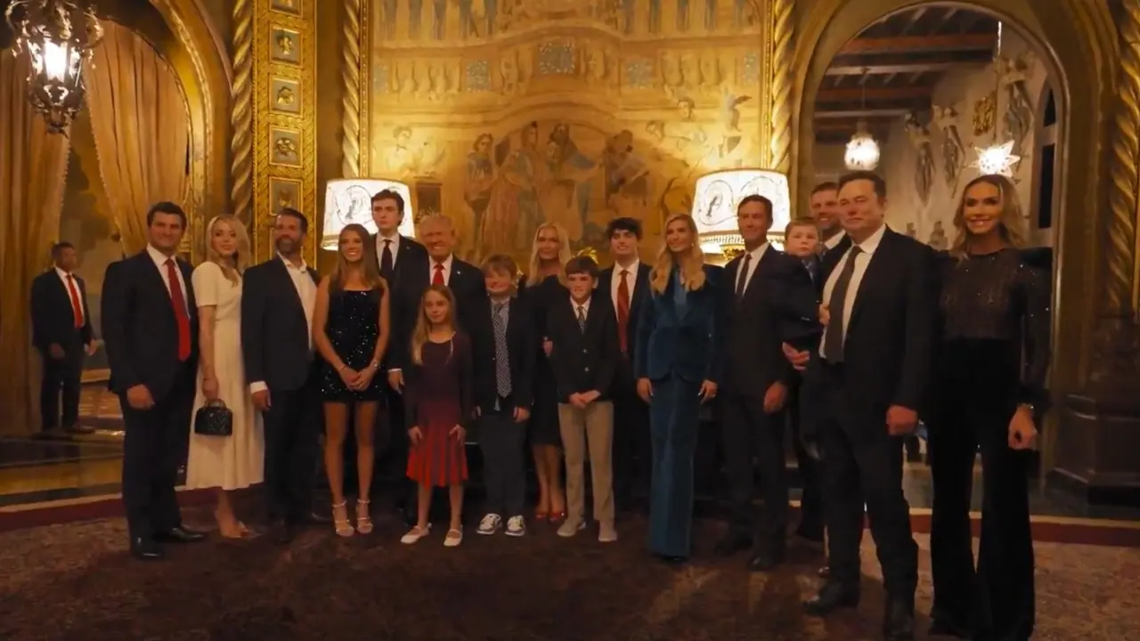 Donald Trump asks Elon Musk, his son to join family photo; Internet says 'wholesome moment' (WATCH)