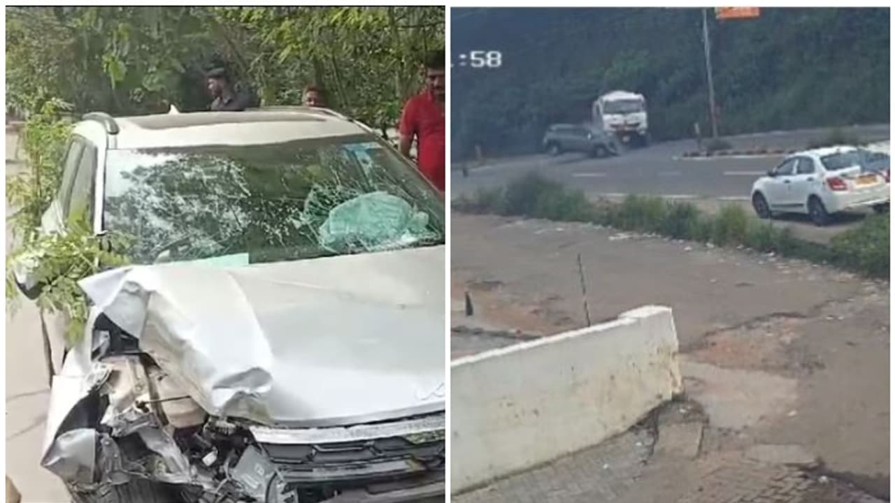 എതിർ ദിശയിൽ വന്ന ഓട്ടോയിൽ കാർ ഇടിച്ചു, പിന്നാലെ ബൈക്കും, കാക്കനാട് കൂട്ടിയിടിയിൽ ഓട്ടോ ഡ്രൈവർക്ക് പരിക്ക്