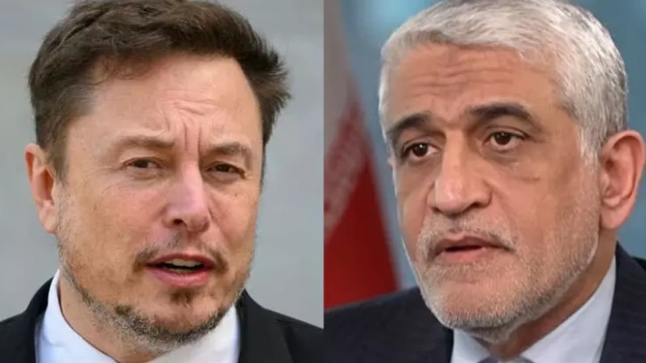 ഇറാനുമായി അനുരഞ്ജനമോ ട്രംപിന്റെ നയം; ഇടനിലക്കാരനായി മസ്ക്, ഇറാൻ അംബാസഡറുമായി മസ്കിന്റെ ചർച്ച ഇറാനുമായി അനുരഞ്ജനമോ ട്രംപിന്റെ നയം; ഇടനിലക്കാരനായി മസ്ക്, ഇറാൻ അംബാസഡറുമായി മസ്കിന്റെ ചർച്ച