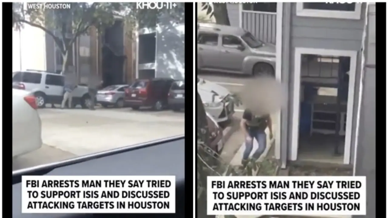 Houston terror plot foiled: ISIS linked man held for planning 9/11 style attack; WATCH dramatic arrest