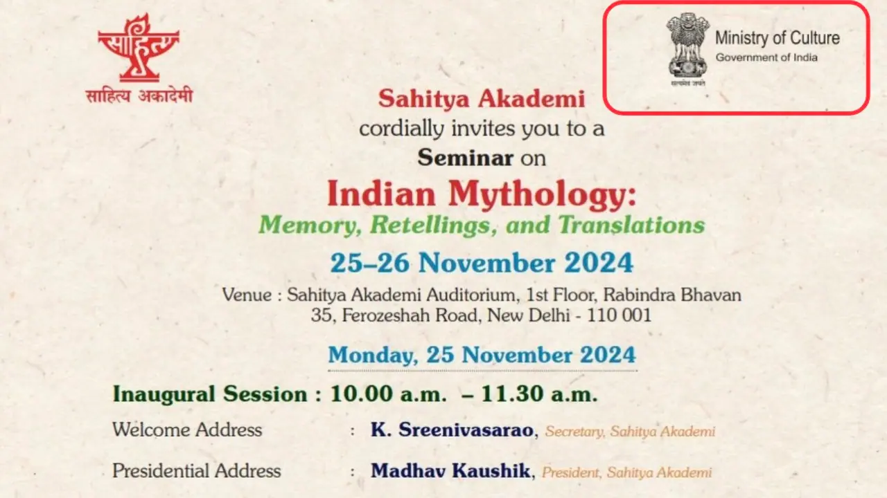 Sahitya Academy cancels seminar after outrage over invite to Devdutt Pattnaik, known for abusive behaviour