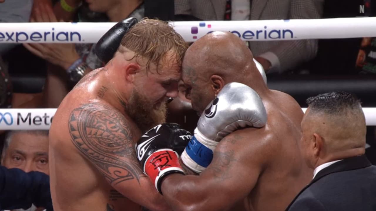 Jake Paul defeats Mike Tyson by unanimous points decision in eight-round bout