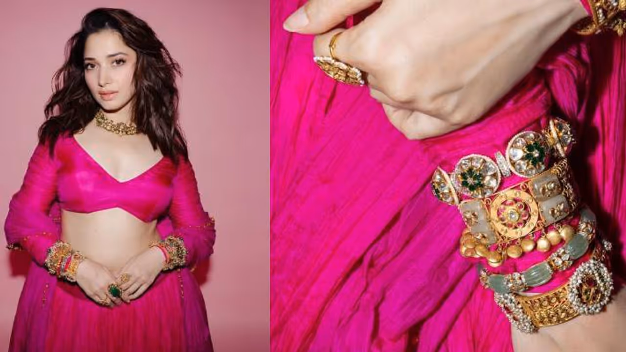 Tamannaah Bhatia latest Jewellery look for Ethnic Wear