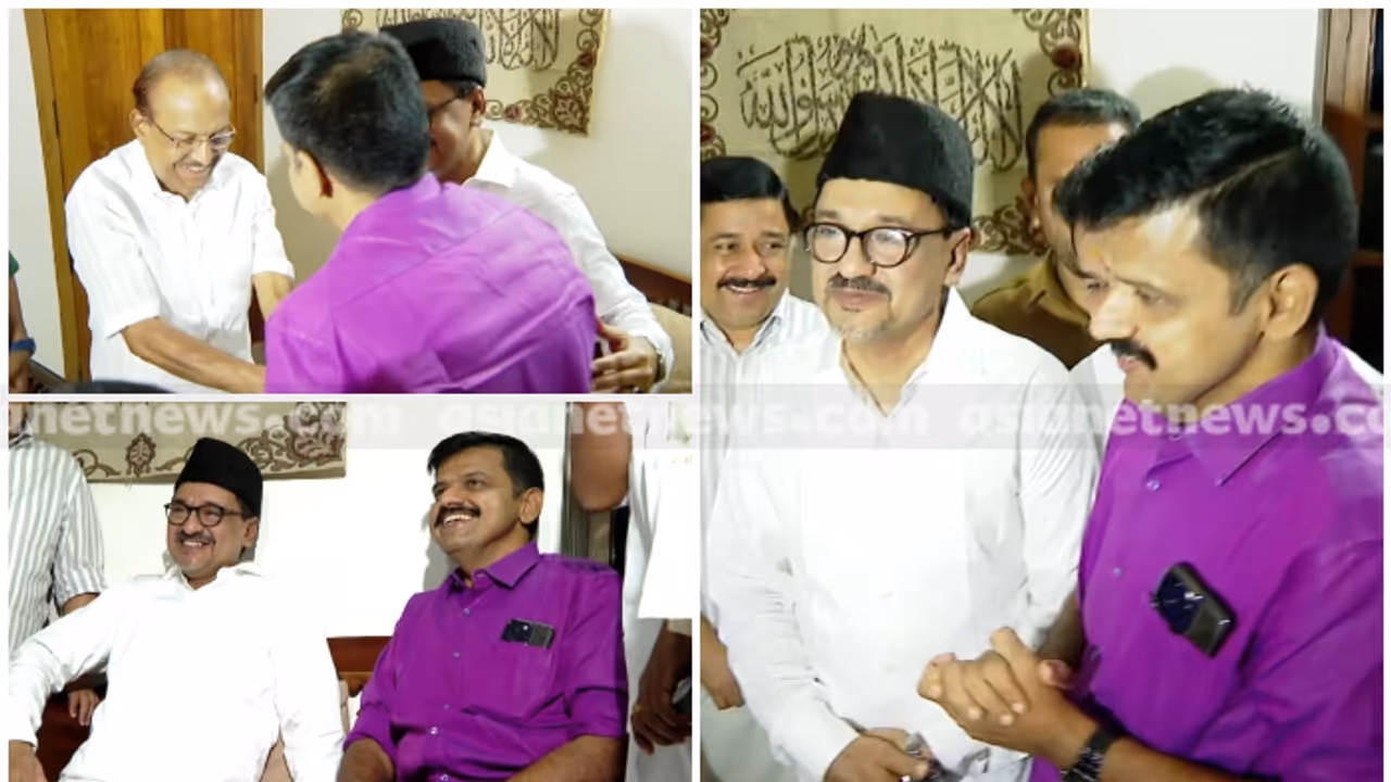 Kerala: Sandeep Varier meets Muslim League leaders a day after joining Congress Kerala: Sandeep Varier meets Muslim League leaders a day after joining Congress