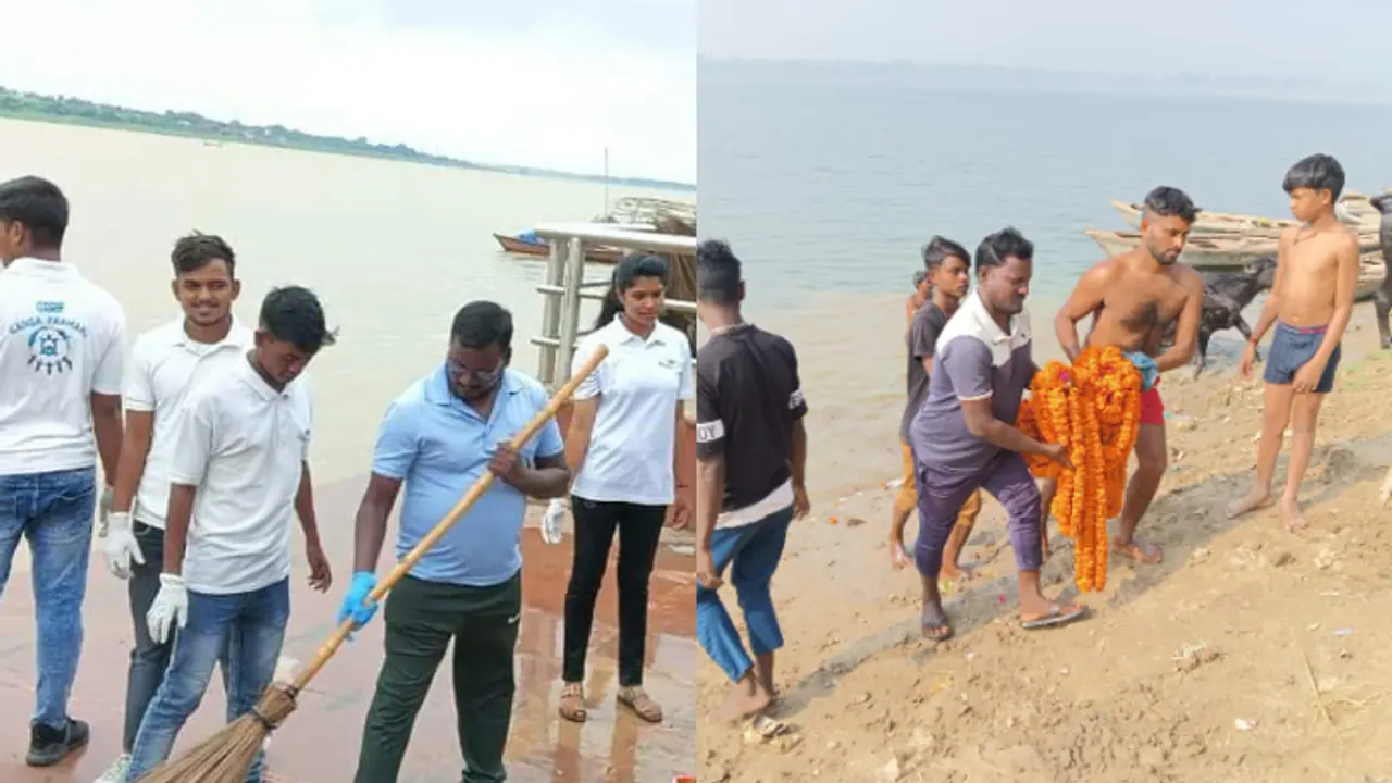 ಗಂಗಾ ಯಮುನಾ ಸಂಗಮದಲ್ಲಿ ನದಿ ಸ್ವಚ್ಛತೆ ಕಾಪಾಡಲು 500 ಸ್ವಯಂಸೇವಕರಿಂದ ಕೆಲಸ