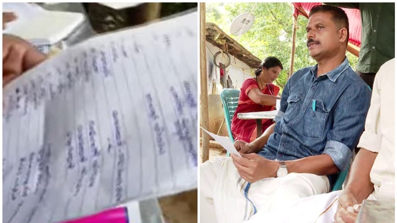 'ഒരു ബൂത്തിൽ മാത്രം 32 ഇരട്ടവോട്ടുകൾ', ലിസ്റ്റുമായി മാത്തൂർ സിപിഎം; 'എല്ലാം യുഡിഎഫ് വോട്ട്, വന്നാൽ തടയും'