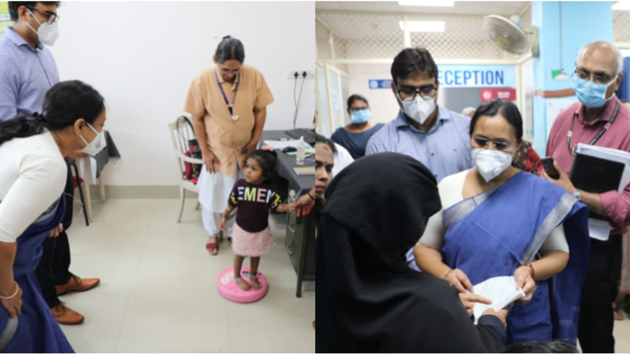 സർക്കാർ ആശുപത്രിയിൽ നിനച്ചിരിക്കാതെ ഒരതിഥി, എല്ലാ പരാതിയും കേട്ടു; പരിഹരിക്കാൻ നിർദേശം നൽകി മന്ത്രിയുടെ മടക്കം