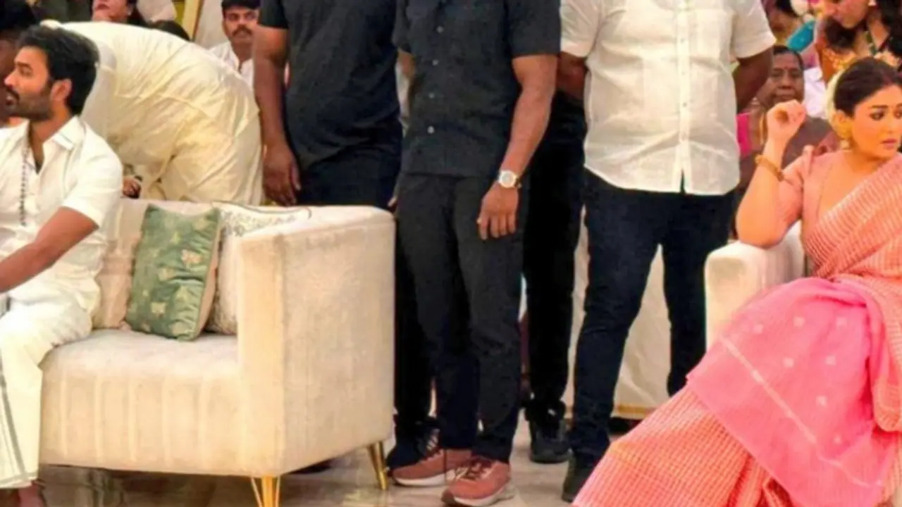 മുഖം തിരിച്ച് ധനുഷും നയൻതാരയും, വിവാദങ്ങള്‍ക്കിടെ നടനും നടിയും സ്വകാര്യ ചടങ്ങില്‍, വീഡിയോ പ്രചരിക്കുന്നു