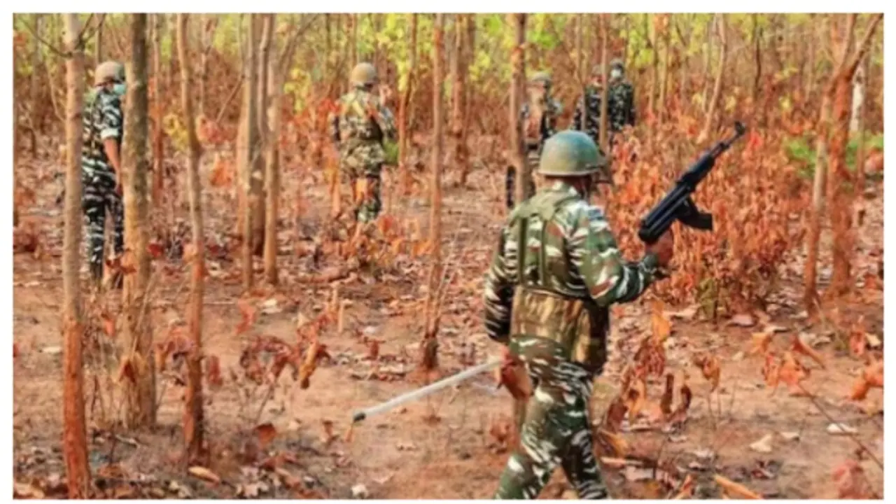 Security forces eliminate four naxals in Chhattisgarh, 1 police official dies Security forces eliminate four naxals in Chhattisgarh, 1 police official dies