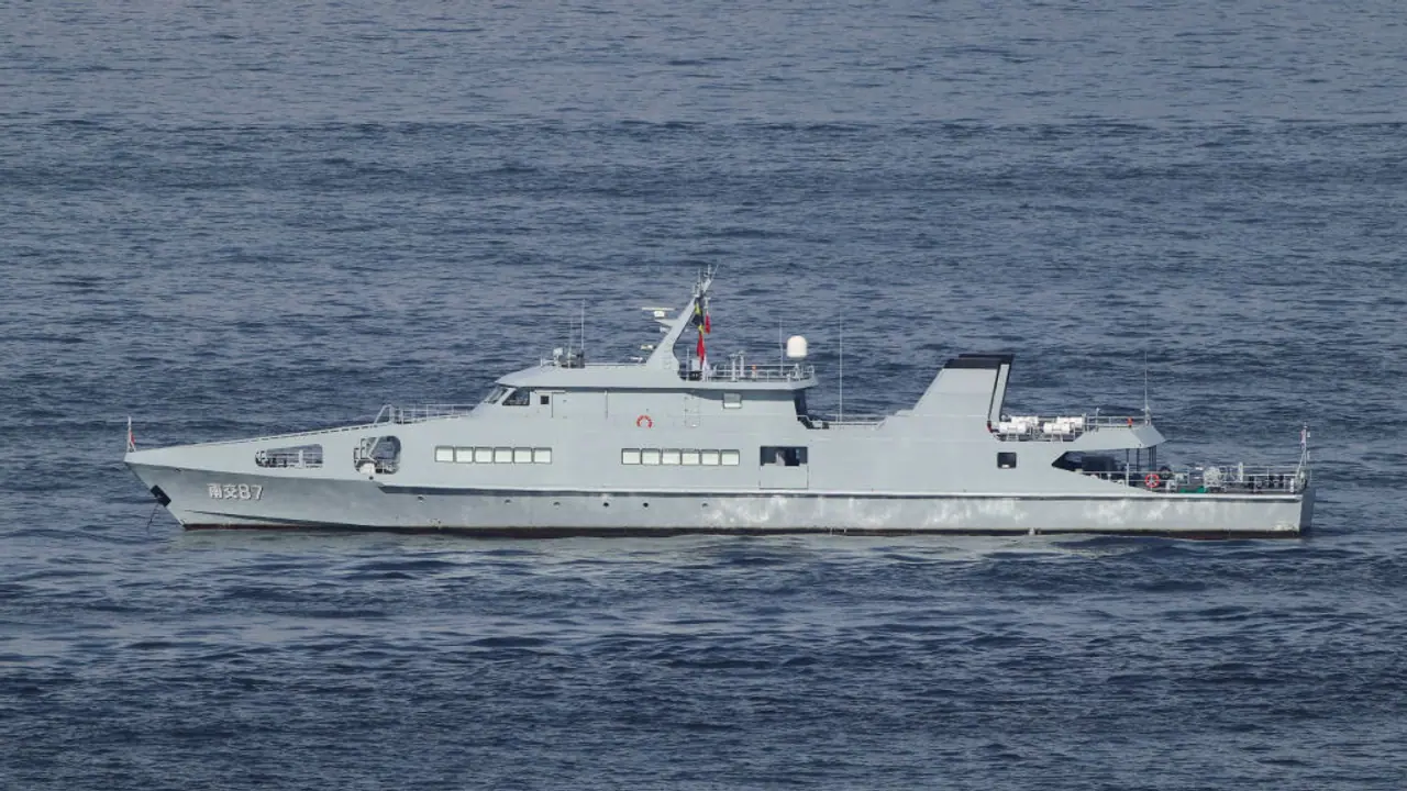 Is China gearing up for WWIII? Satellite image reveals $9 bn warship conducting military drills in Pacific