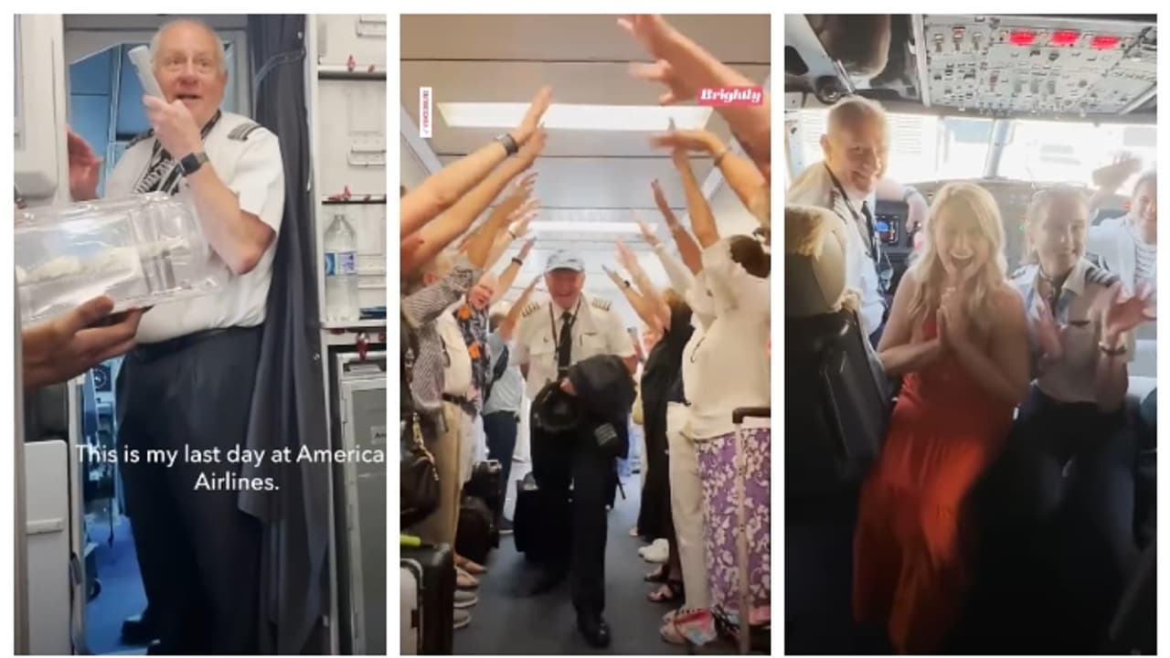 32 വർഷത്തെ സേവനത്തിന് ശേഷം അവസാന പറക്കല്‍, അതും സ്വന്തം മകളോടൊപ്പം; വീഡിയോ വൈറല്‍ 