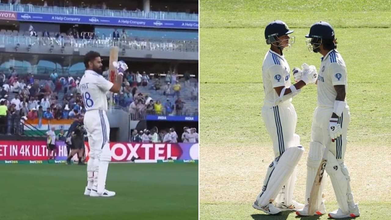 IND vs AUS, Perth Test: Virat Kohli salutes Jaiswal, KL Rahul for stellar show; gesture wins hearts (WATCH)