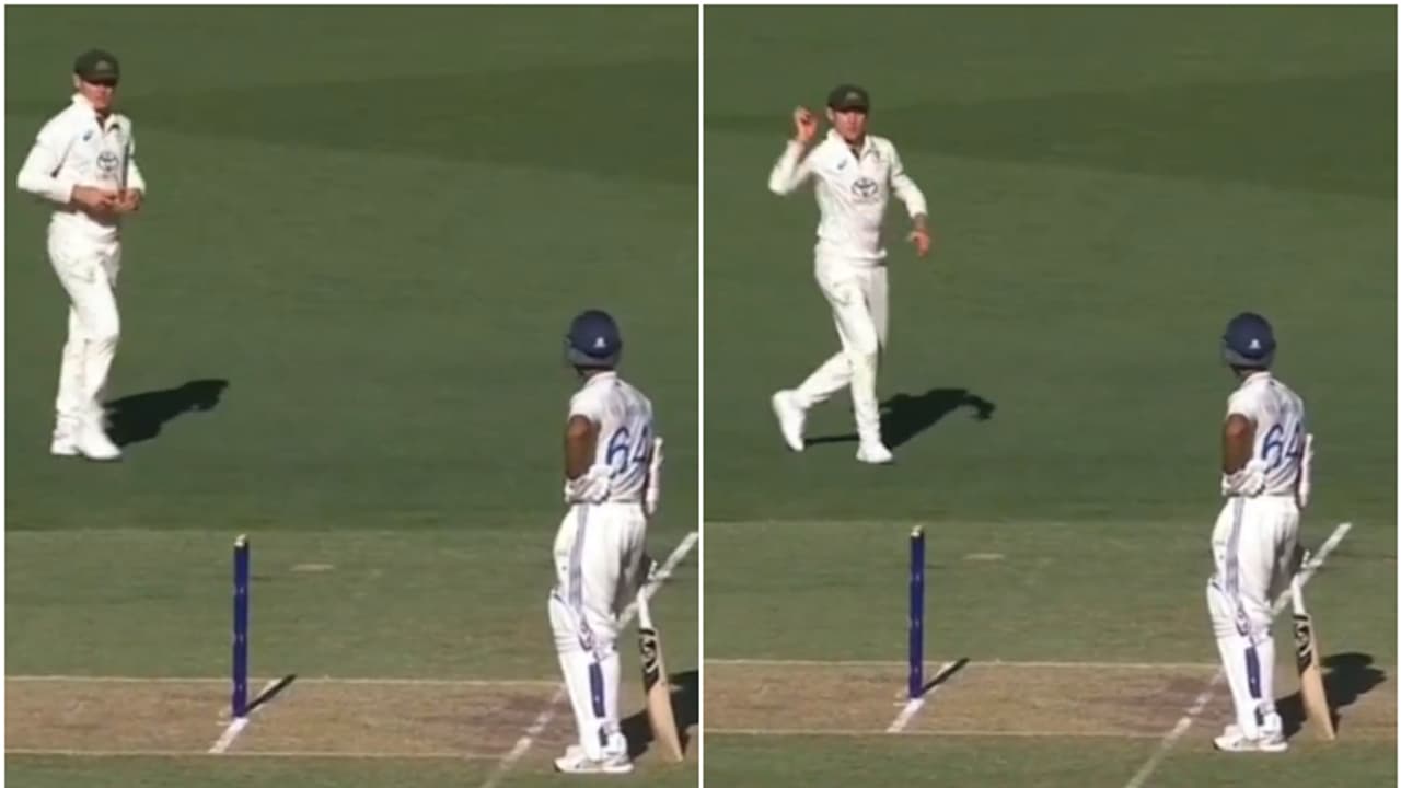 എറിയെടാ, ഒന്ന് എറിഞ്ഞുനോക്കെടാ! ക്രീസില് കയറാതെ ലബുഷെയ്നെ കൊതിപ്പിച്ച് ജയ്സ്വാള് വീഡിയോ എറിയെടാ, ഒന്ന് എറിഞ്ഞുനോക്കെടാ! ക്രീസില് കയറാതെ ലബുഷെയ്നെ കൊതിപ്പിച്ച് ജയ്സ്വാള് വീഡിയോ