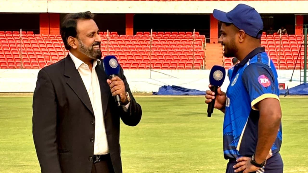 മുഷ്താഖ് അലി ട്രോഫി: സഞ്ജുവിന്‍റെ ഭാഗ്യ ഗ്രൗണ്ടില്‍ ഗോവക്കെതിരെ കേരളത്തിന് ടോസ്; ടീമില്‍ 3 മാറ്റങ്ങള്‍