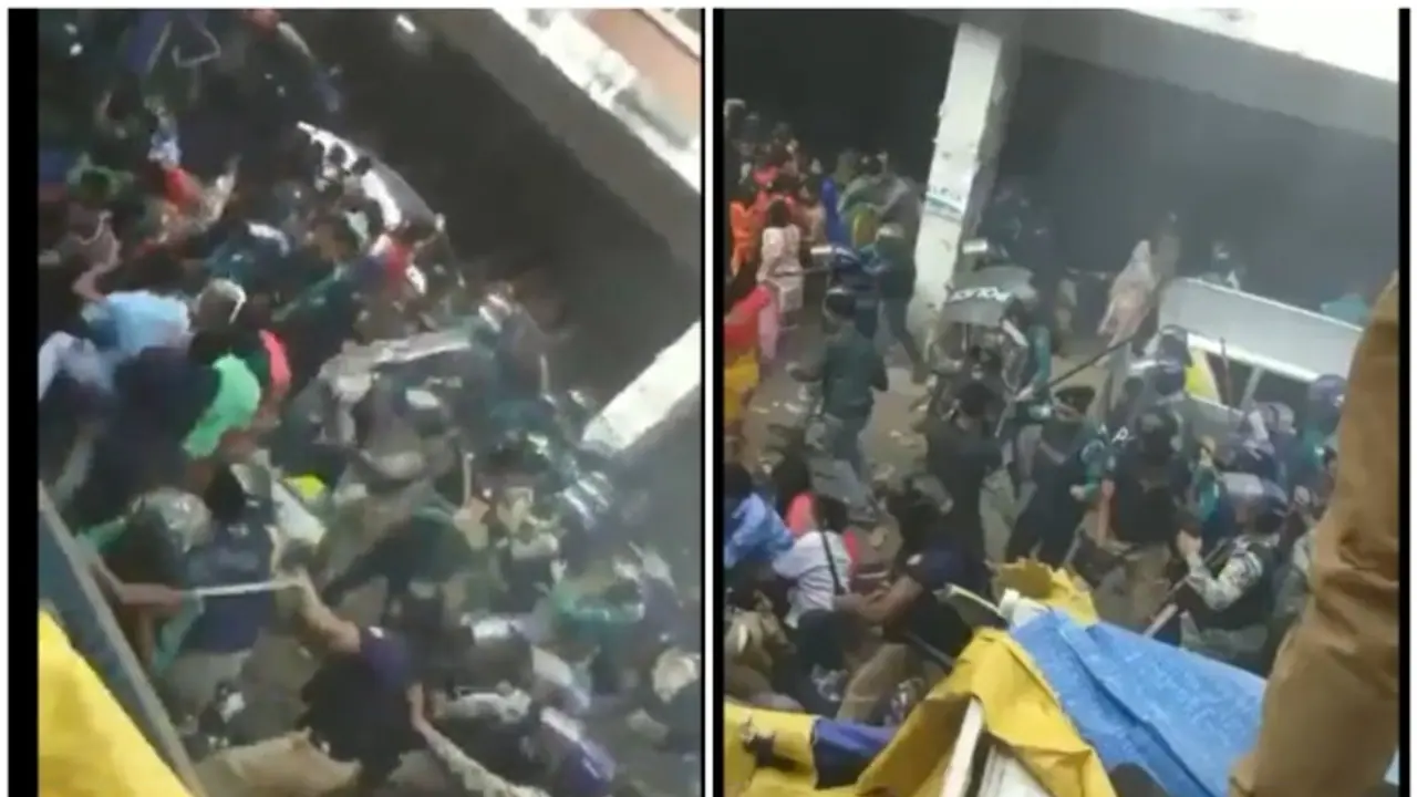 Bangladesh violence: Police brutally thrash supporters of arrested ISKCON monk; video emerges (WATCH)
