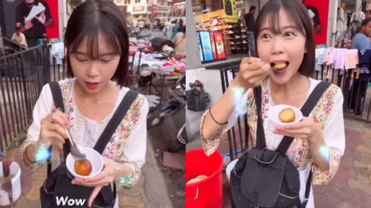 'ഇഷ്ടായി, ഒരുപാടൊരുപാട് ഇഷ്ടായി'; ഗുലാബ് ജാമുൻ ഫാനായി ഇന്ത്യയിലെത്തിയ കൊറിയക്കാരി കെല്ലി 'ഇഷ്ടായി, ഒരുപാടൊരുപാട് ഇഷ്ടായി'; ഗുലാബ് ജാമുൻ ഫാനായി ഇന്ത്യയിലെത്തിയ കൊറിയക്കാരി കെല്ലി