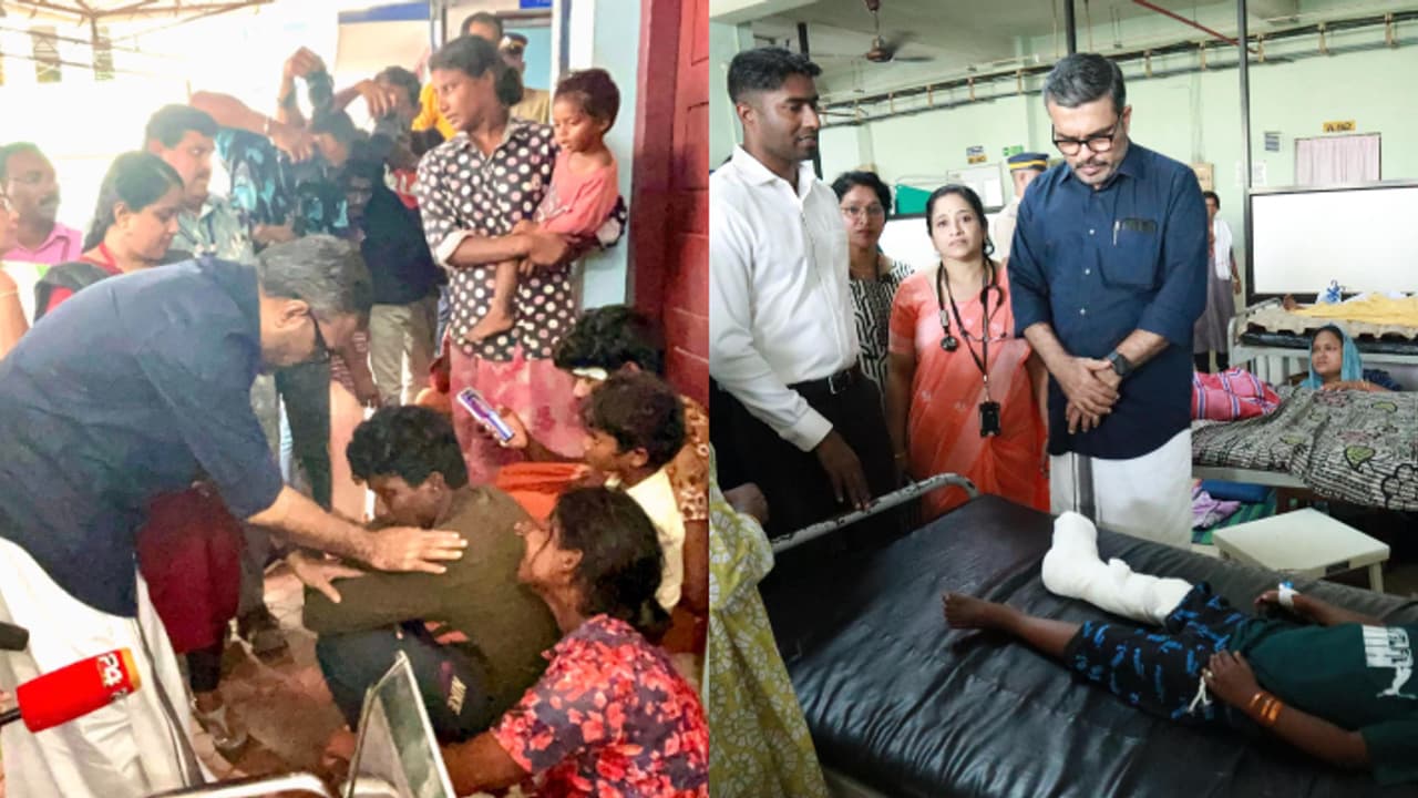 നാട്ടിക വാഹനാപകടത്തില് മരിച്ചവര്ക്ക് മന്ത്രി എംബി രാജേഷ് അന്തിമോപചാരം അര്പ്പിച്ചു നാട്ടിക വാഹനാപകടത്തില് മരിച്ചവര്ക്ക് മന്ത്രി എംബി രാജേഷ് അന്തിമോപചാരം അര്പ്പിച്ചു