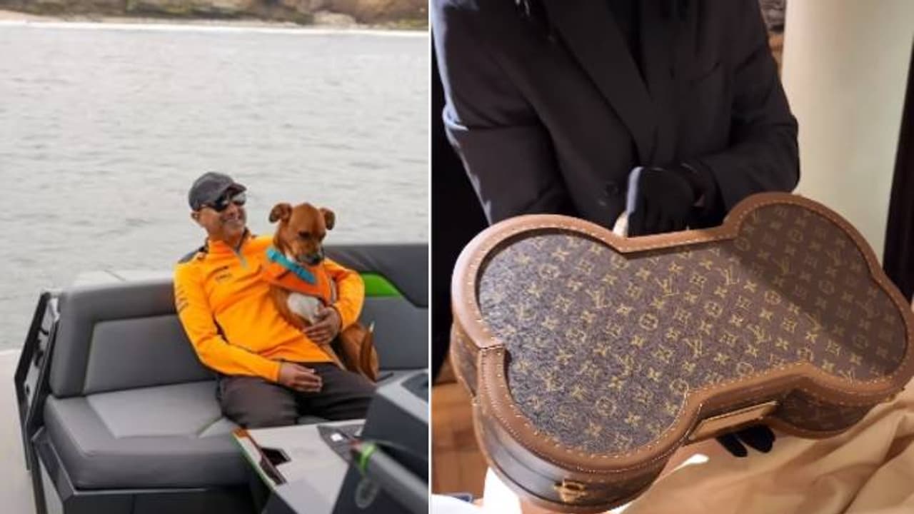 നായയ്‍ക്ക് 14 ലക്ഷത്തിന്റെ ആഡംബര സ്യൂട്ട്‍കേസ്, ഇന്ത്യൻ വംശജനായ ബിസിനസുകാരന് വിമർശനം