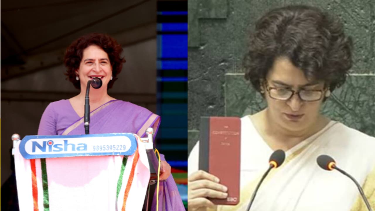 Priyanka Gandhi takes oath as MP, joins Rahul and Sonia in Parliament as third MP from Gandhi family