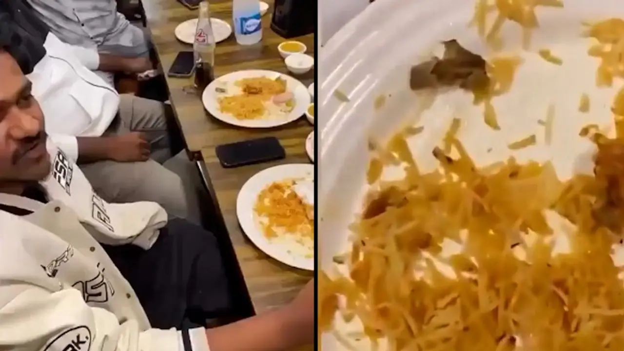 Hyderabad SHOCKER! Cigarette found inside chicken biryani at restaurant, video goes viral (WATCH)