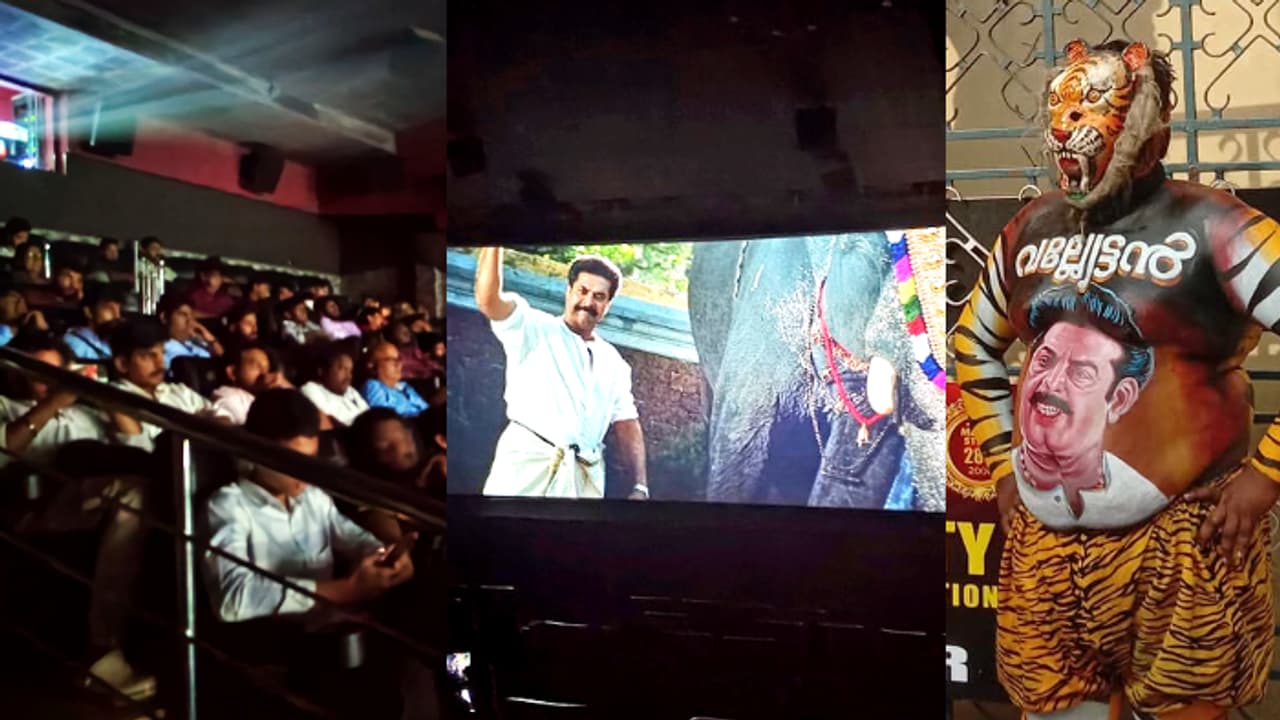 എങ്ങനെയുണ്ട് റീ മാസ്റ്റേര്ഡ് 'മാധവനുണ്ണി'? വല്യേട്ടന് റീ റിലീസ് തിയറ്ററുകളില് ആഘോഷമാക്കി ആരാധകര് എങ്ങനെയുണ്ട് റീ മാസ്റ്റേര്ഡ് 'മാധവനുണ്ണി'? വല്യേട്ടന് റീ റിലീസ് തിയറ്ററുകളില് ആഘോഷമാക്കി ആരാധകര്