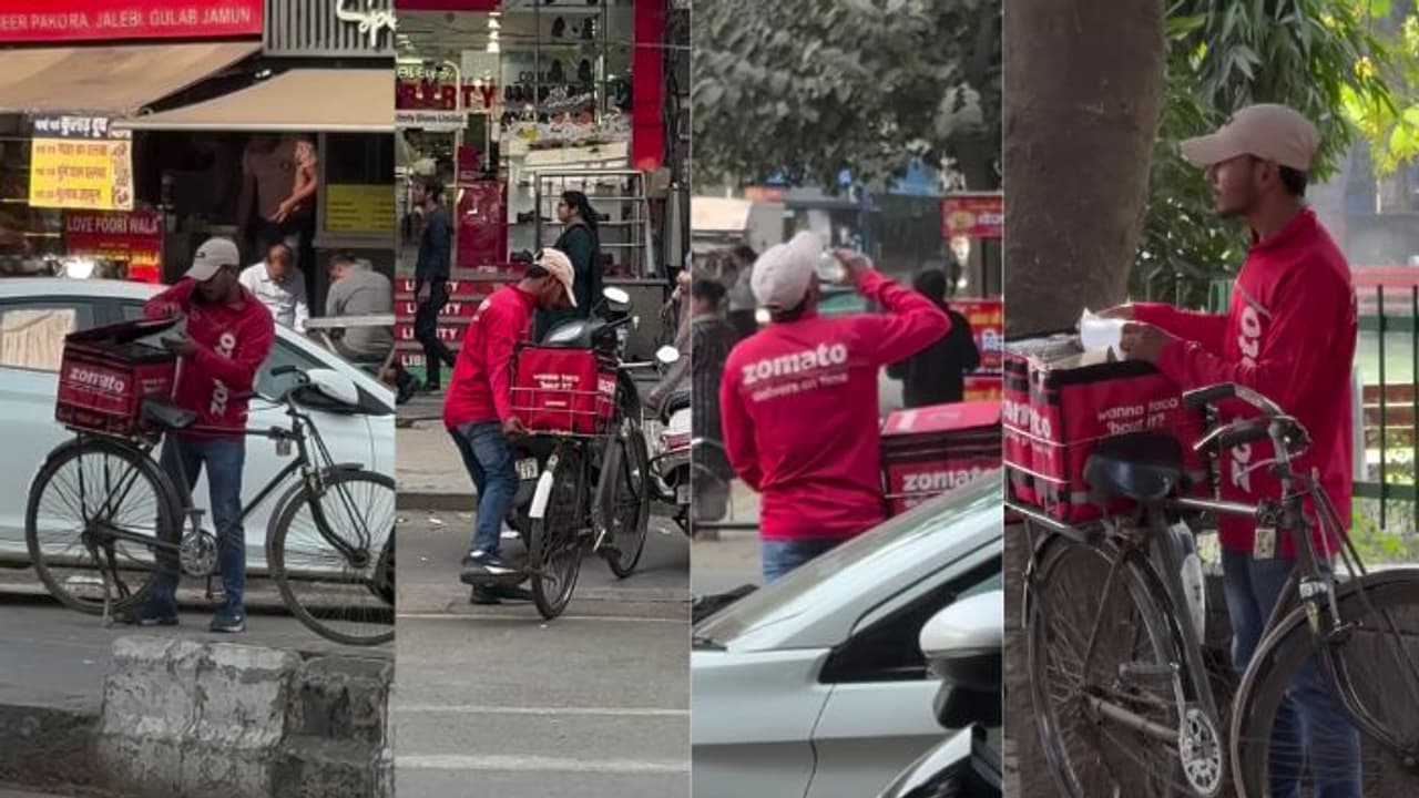 ಸೈಕಲ್ ಮೇಲೆ ಬಂದ ಫುಡ್ ಡೆಲಿವರಿ ಬಾಯ್ ಅದೃಷ್ಟ ಖುಲಾಯಿಸಿದ್ದೇಗೆ? ವಿಡಿಯೋ ನೋಡಿ ಸೈಕಲ್ ಮೇಲೆ ಬಂದ ಫುಡ್ ಡೆಲಿವರಿ ಬಾಯ್ ಅದೃಷ್ಟ ಖುಲಾಯಿಸಿದ್ದೇಗೆ? ವಿಡಿಯೋ ನೋಡಿ