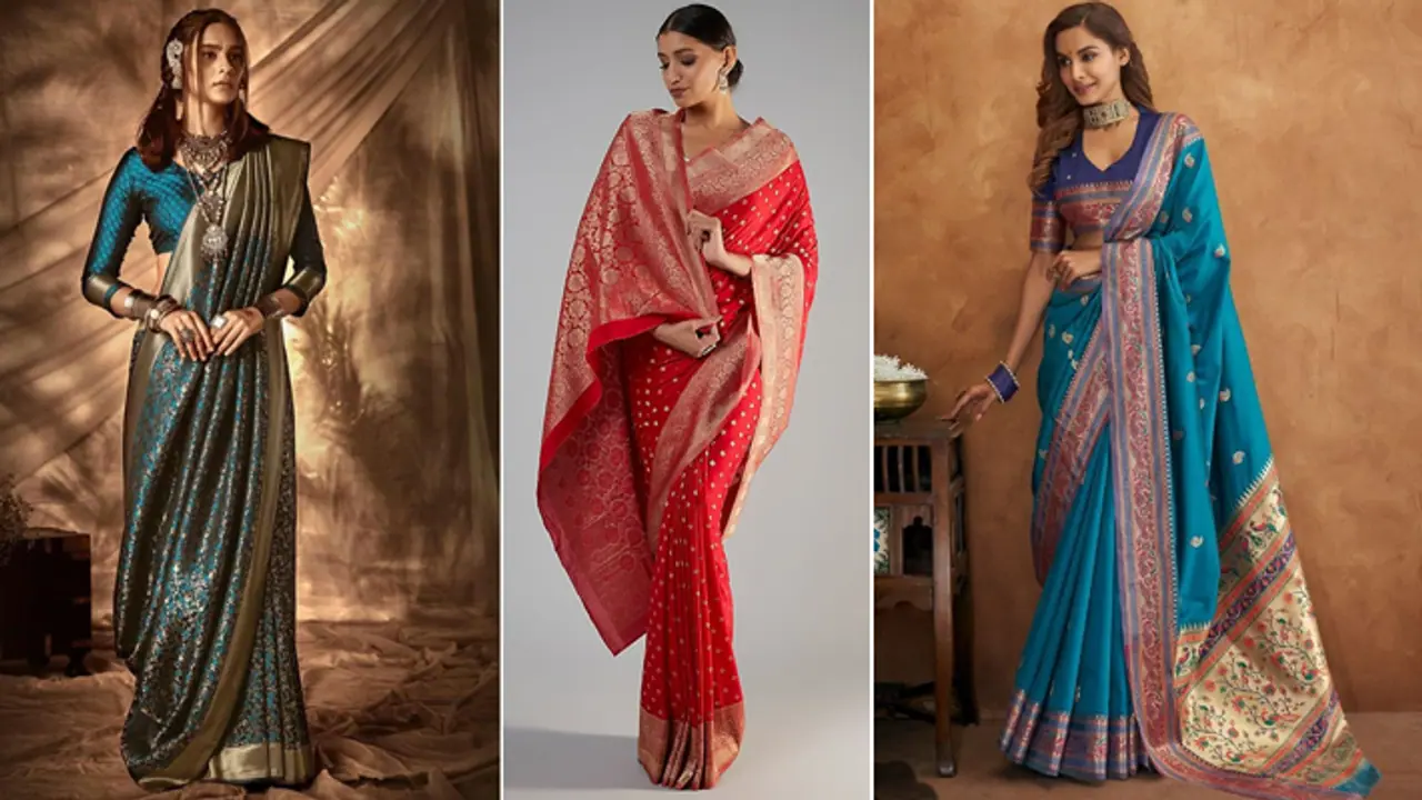 Brocade Saree Designs Latest Ideas For Women Brocade Saree Designs Latest Ideas For Women