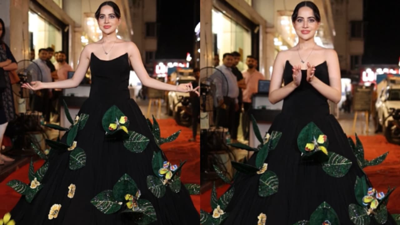 3ഡി ചിത്രശലഭങ്ങളും ഇലകളും പൂക്കളും; ഉർഫിയുടെ വൈറല് ഗൗൺ 3.6 കോടിക്ക് വിൽപനയ്ക്ക് 3ഡി ചിത്രശലഭങ്ങളും ഇലകളും പൂക്കളും; ഉർഫിയുടെ വൈറല് ഗൗൺ 3.6 കോടിക്ക് വിൽപനയ്ക്ക്