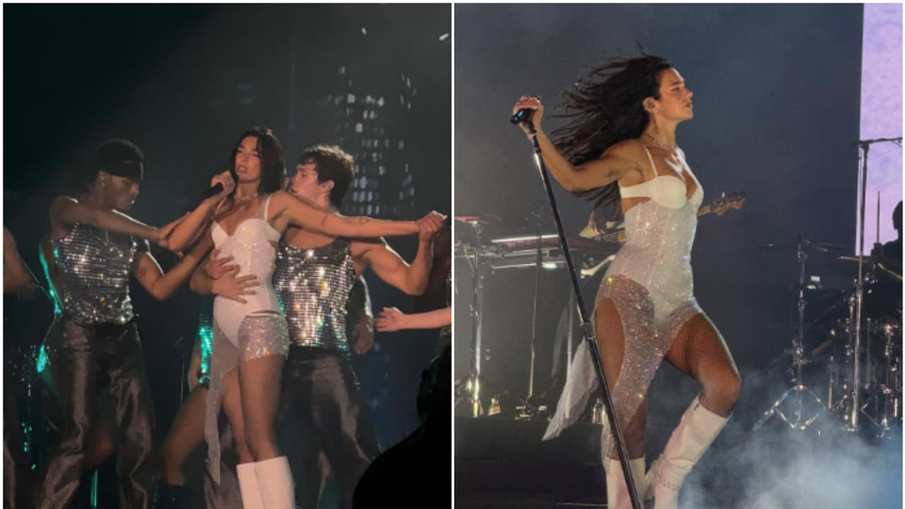 Dua Lipa performs mashup of 'Levitating', 'Woh Ladki Jo'; Suhana Khan, Radhika Ambani attend concert | WATCH