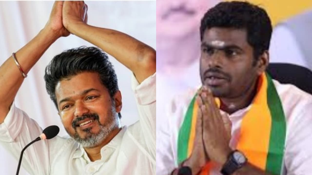 വിജയ് പാര്ട്ടി രൂപീകരിച്ചതിനെ സ്വാഗതം ചെയുന്നു, 2026ൽ സഖ്യസർക്കാർ തമിഴ്നാട്ടിൽ അധികാരത്തിലെത്തും: കെ അണ്ണാമലൈ വിജയ് പാര്ട്ടി രൂപീകരിച്ചതിനെ സ്വാഗതം ചെയുന്നു, 2026ൽ സഖ്യസർക്കാർ തമിഴ്നാട്ടിൽ അധികാരത്തിലെത്തും: കെ അണ്ണാമലൈ