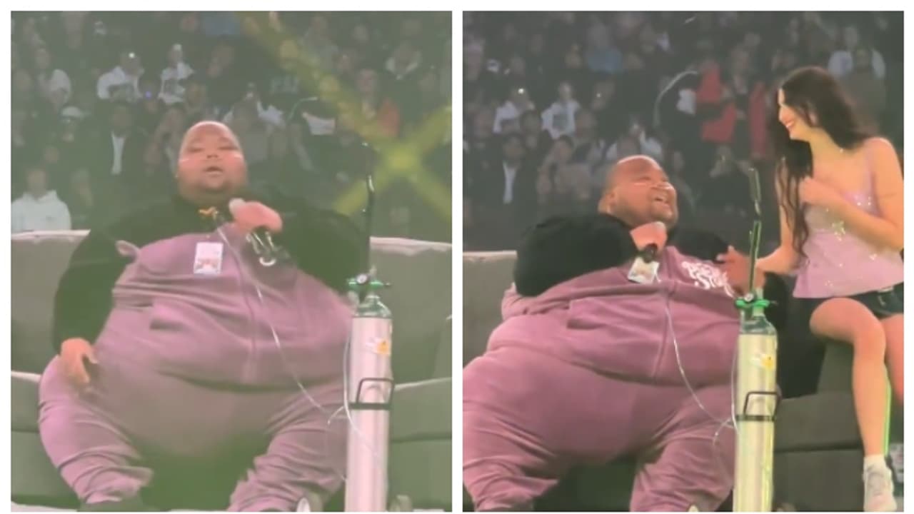 ഓക്സിജൻ സിലിണ്ടറിന്‍റെ സഹായത്തോടെ പാട്ട് പാടി റാപ്പർ ഡേവ് ബ്ലണ്ട്സ്; വീഡിയോ കണ്ടത് 71 ലക്ഷം പേര്‍ 