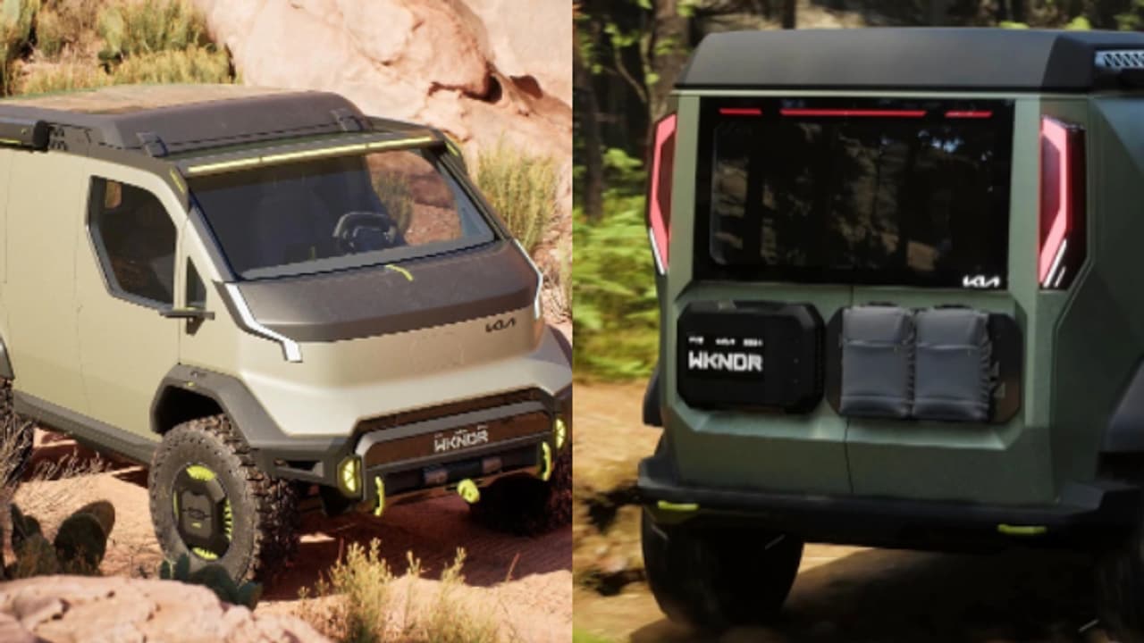  ഈ കിയ ഇതെന്തുഭാവിച്ചാ? കിടപ്പുമുറിയും കിച്ചണുമൊക്കെയായി ഒരു ഓഫ് റോഡിംഗ് വാൻ!