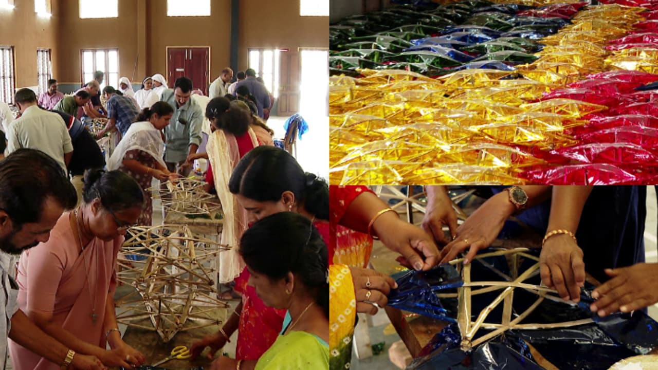 ക്രിസ്തുവിൻറെ പിറവിയുടെ മഹാജൂബിലി, അട്ടപ്പള്ളത്ത് തയ്യാറാകുന്നത് 2025 പരമ്പരാഗത നക്ഷത്രങ്ങൾ