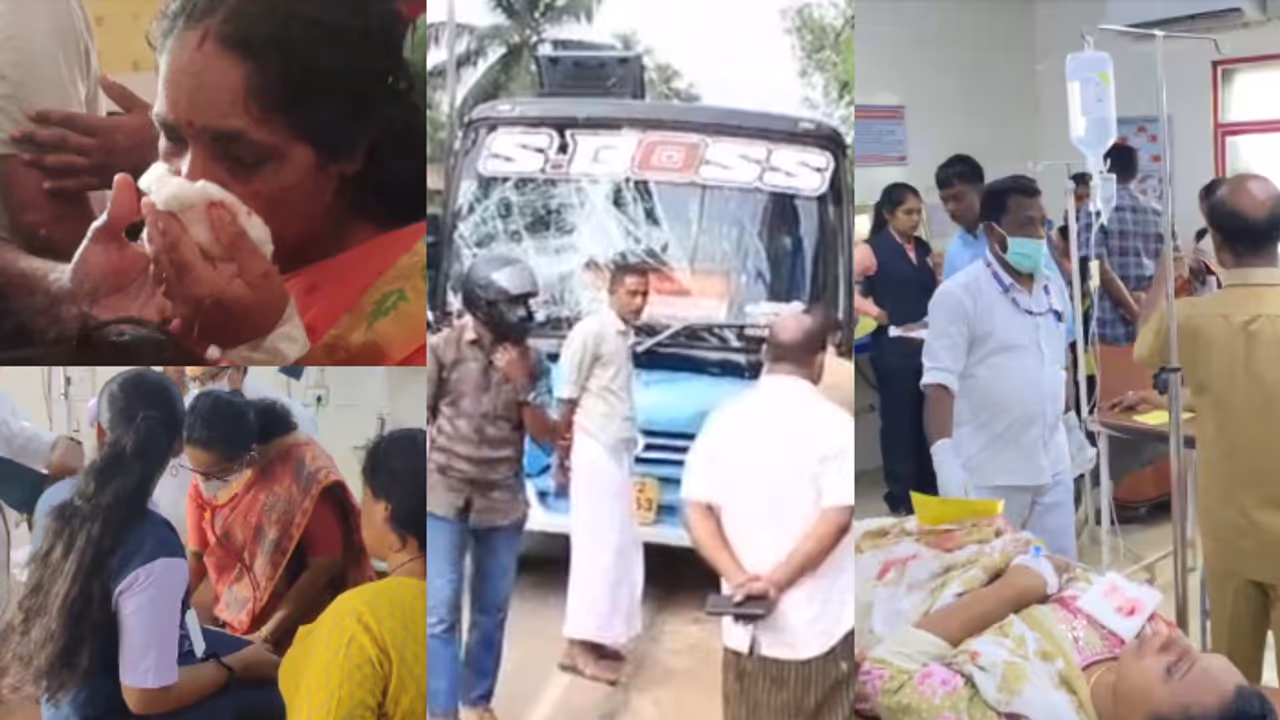 കായംകുളത്ത് കെഎസ്ആര്‍ടിസി ബസും സ്വകാര്യ ബസും കൂട്ടിയിടിച്ചു; വിദ്യാര്‍ത്ഥികളടക്കം 20ഓളം പേര്‍ക്ക് പരിക്ക്