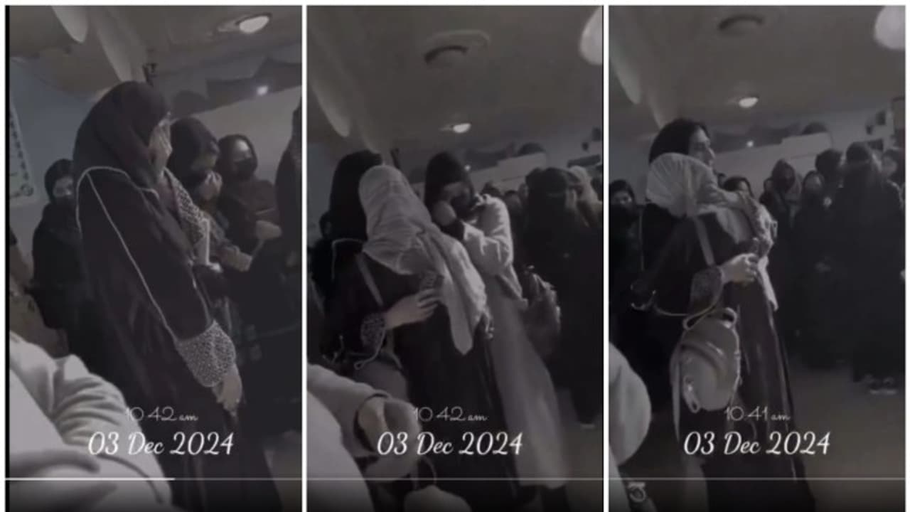Teary eyed students, teachers console each other as Taliban bans Afghan women from medical courses (WATCH)